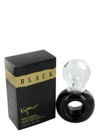 Bijan Black Women Perfume - Bijan for Women | Elegant fragrance bottle on white background