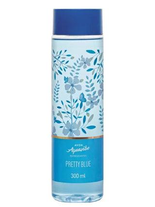 Pretty Blue Avon for Women Perfume - Elegant fragrance bottle on white background