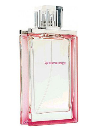 Matthew Williamson for women perfume - elegant fragrance bottle on white background