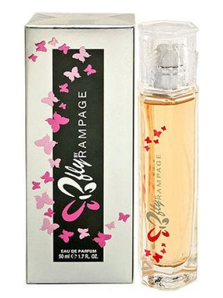 Fly by Rampage Rampage for women perfume - elegant fragrance bottle on white background