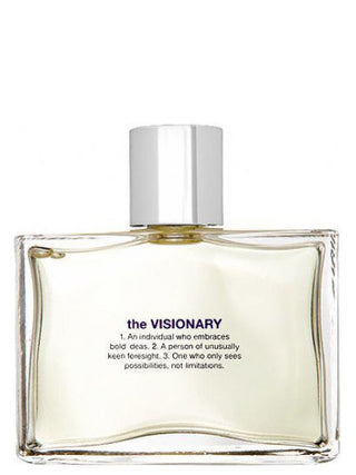 Unisex perfume - The Visionary Gap for women and men - fragrance bottle on white background