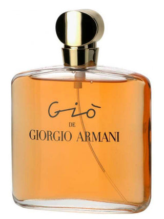 Giò Giorgio Armani Womens Perfume - Elegant fragrance bottle on white background