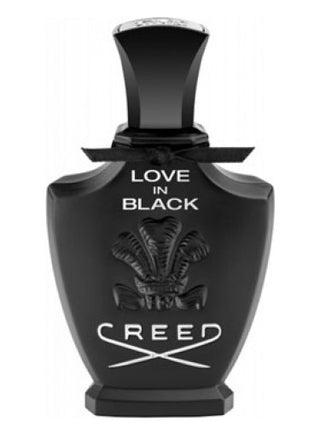 Love in Black Creed for Women - Elegant floral perfume bottle on white background