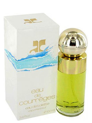 Eau de Courreges Courrèges perfume for women - elegant fragrance bottle on white background