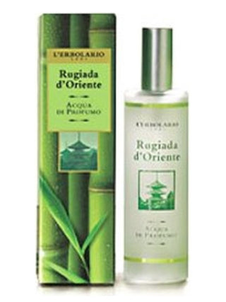 Rugiada dOriente LErbolario Perfume for Women and Men - Exquisite Fragrance Bottle on White Background