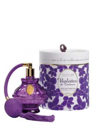 Violettes de Toulouse Eau de Parfum by Parfums Berdoues for Women - Exquisite floral perfume bottle on display