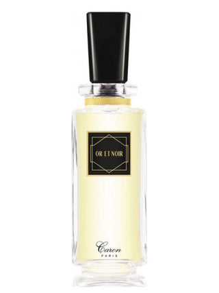 Or et Noir Caron Womens Perfume - Luxurious fragrance bottle on white background