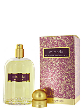 Miranda Fragonard Womens Perfume - Elegant fragrance bottle on white background