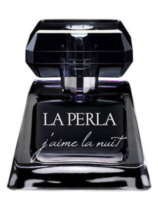 JAime La Nuit La Perla Womens Perfume - Elegant Fragrance Bottle on Dark Background