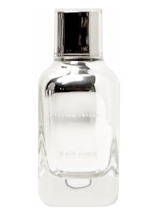 Black Amber Parfum Intense Zara for Women - Exquisite perfume bottle on a white background