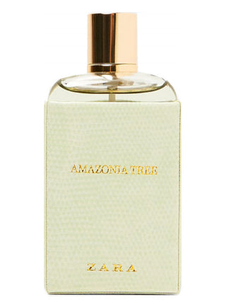 Amazonia Tree Zara Perfume for Women - Exotic fragrance bottle on white background