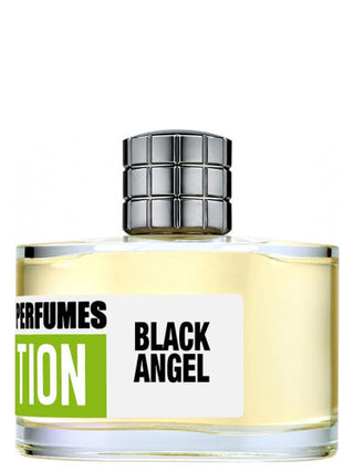 Black Angel Mark Buxton unisex perfume for women and men - luxury fragrance bottle on white background