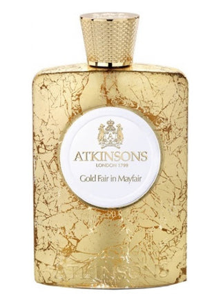 Gold Fair In Mayfair Atkinsons Perfume for Women and Men - Luxury Fragrance Bottle