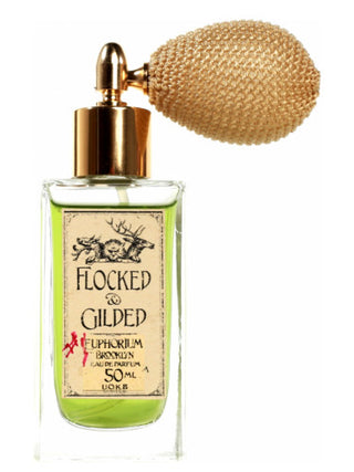 Unisex Flocked & Gilded Euphorium Brooklyn Perfume - Exquisite Fragrance for Women and Men