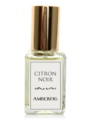 Citron Noir Amberfig Perfume for Women and Men - Exquisite Fragrance Bottle