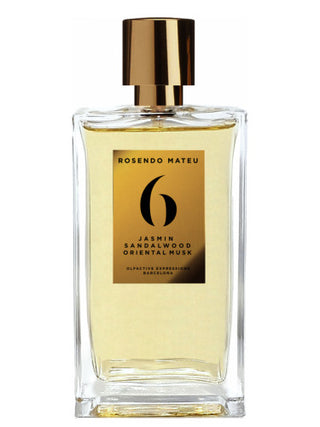 Rosendo Mateu Nº 6 Perfume - Jasmin, Sandalwood, Oriental Musk - Unisex Fragrance