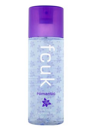 Romantic Lily & Musk FCUK Womens Perfume - Exquisite fragrance bottle on white background