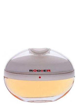 Rodier pour Femme Rodier for women perfume - Elegant fragrance bottle on white background