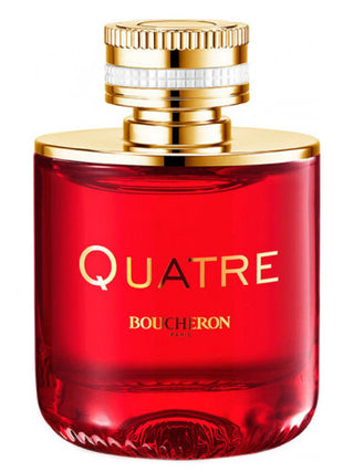 Quatre En Rouge Boucheron Womens Perfume - Elegant red bottle fragrance