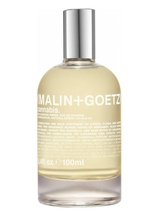 Malin+Goetz Cannabis Eau de Parfum for Women and Men - Luxurious Unisex Fragrance - Buy Online Now!