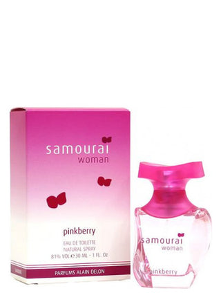 Samourai Pinkberry Alain Delon Womens Perfume - Elegant fragrance in a chic bottle