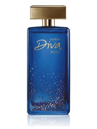 Diva Nuit Eudora womens perfume - elegant fragrance bottle on white background