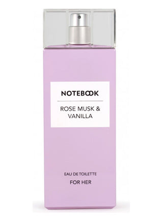 Rose Musk & Vanilla Notebook Perfume for Women and Men - Floral and Sweet Fragrance