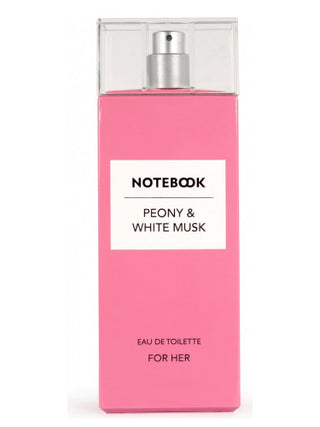 Peony & White Musk Notebook Perfume for Women and Men - Fragrance Bottle