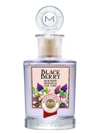 Blackberry Monotheme Venezia for women perfume - elegant fragrance bottle on white background