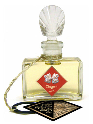 Chypre Lux Art Deco Perfumes for Women - Elegant fragrance bottle on white background