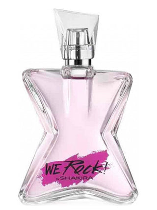 Shakira We Rock! Perfume for Women - Elegant fragrance bottle on white background