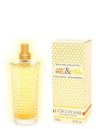 Womens Miel & Citron Pailletee Shimmering Perfume by LOccitane en Provence - Fragrance Bottle Image