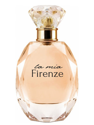 La Mia Firenze Parfums Constantine for women - Elegant floral perfume bottle on white background