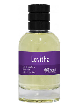 Levitha Thera Cosméticos womens perfume - Elegant fragrance bottle on white background