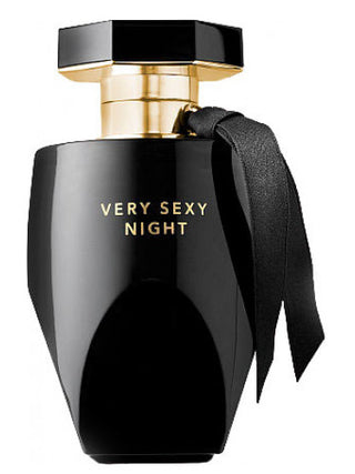 Very Sexy Night Eau de Parfum by Victorias Secret for women - Elegant and seductive perfume bottle on dark background