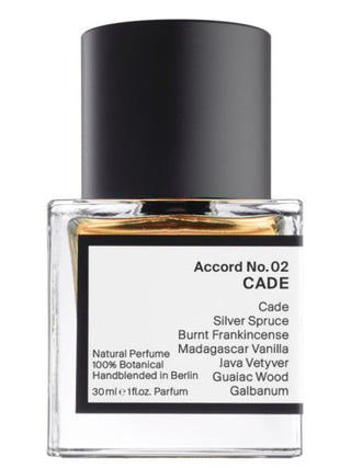 Accord No. 02: Cade 2019 Edition AER Scents Perfume for Women and Men - Best Unisex Fragrance | Buy Now!