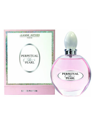 Perpetual Silver Pearl Jeanne Arthes womens perfume - luxury fragrance bottle on white background