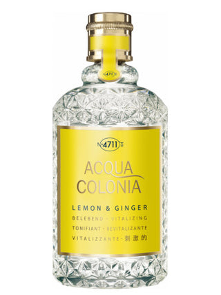 4711 Acqua Colonia Lemon & Ginger perfume for women and men - aromatic citrus fragrance