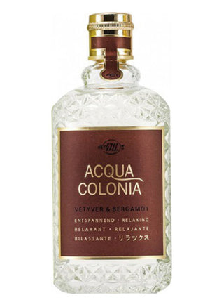 4711 Acqua Colonia Vetyver & Bergamot Perfume for Women and Men - Exquisite fragrance with vetyver and bergamot notes | Buy Online Now!