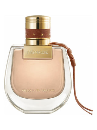 Nomade Absolu de Parfum Chloé for women - Elegant and luxurious perfume bottle on white background.