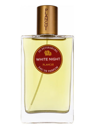 White Night Белая Ночь Plangui Parfumeur for women - Elegant floral perfume bottle on a white background