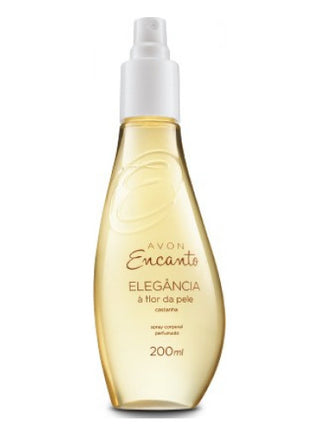 Encanto Elegância Castanha Avon Womens Perfume - Elegant Fragrance Bottle