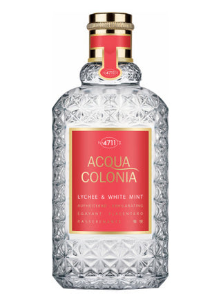 4711 Acqua Colonia Lychee & White Mint Perfume for Women and Men - Refreshing Fragrance Bottle