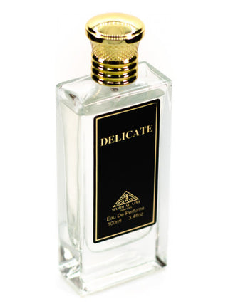 Delicate Mahdi Alajmi perfume for women and men - luxurious fragrance bottle on white background