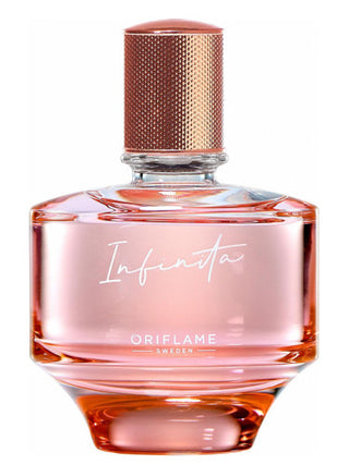 Alt text: Infinita Oriflame womens perfume - captivating scent in a elegant bottle