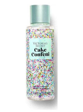 Victorias Secret Cake Confetti Perfume for Women - Exquisite fragrance bottle against a white background