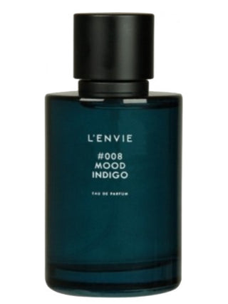 Perfume #008 Mood Indigo L’envie Parfums for women and men - Exquisite unisex fragrance in a blue bottle - Shop now