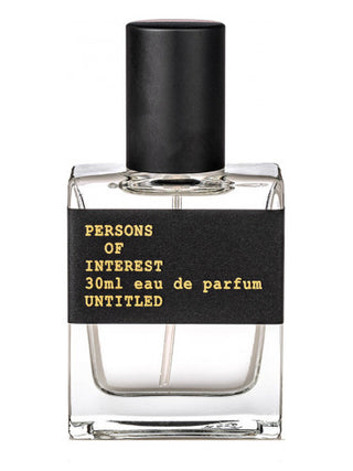 Untitled Persons Of Interests Perfume for Women and Men - Fragrance Bottle Image