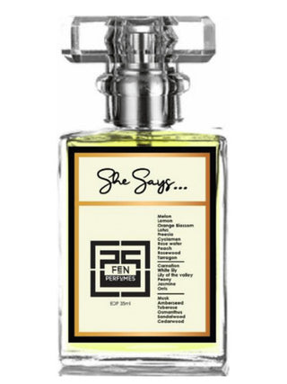 She Says FEN Perfumes for Women - Elegant Floral Fragrance - Buy Now