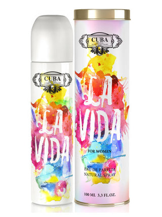 Womens Cuba La Vida Cuba Paris Perfume - Floral Fragrance Bottle